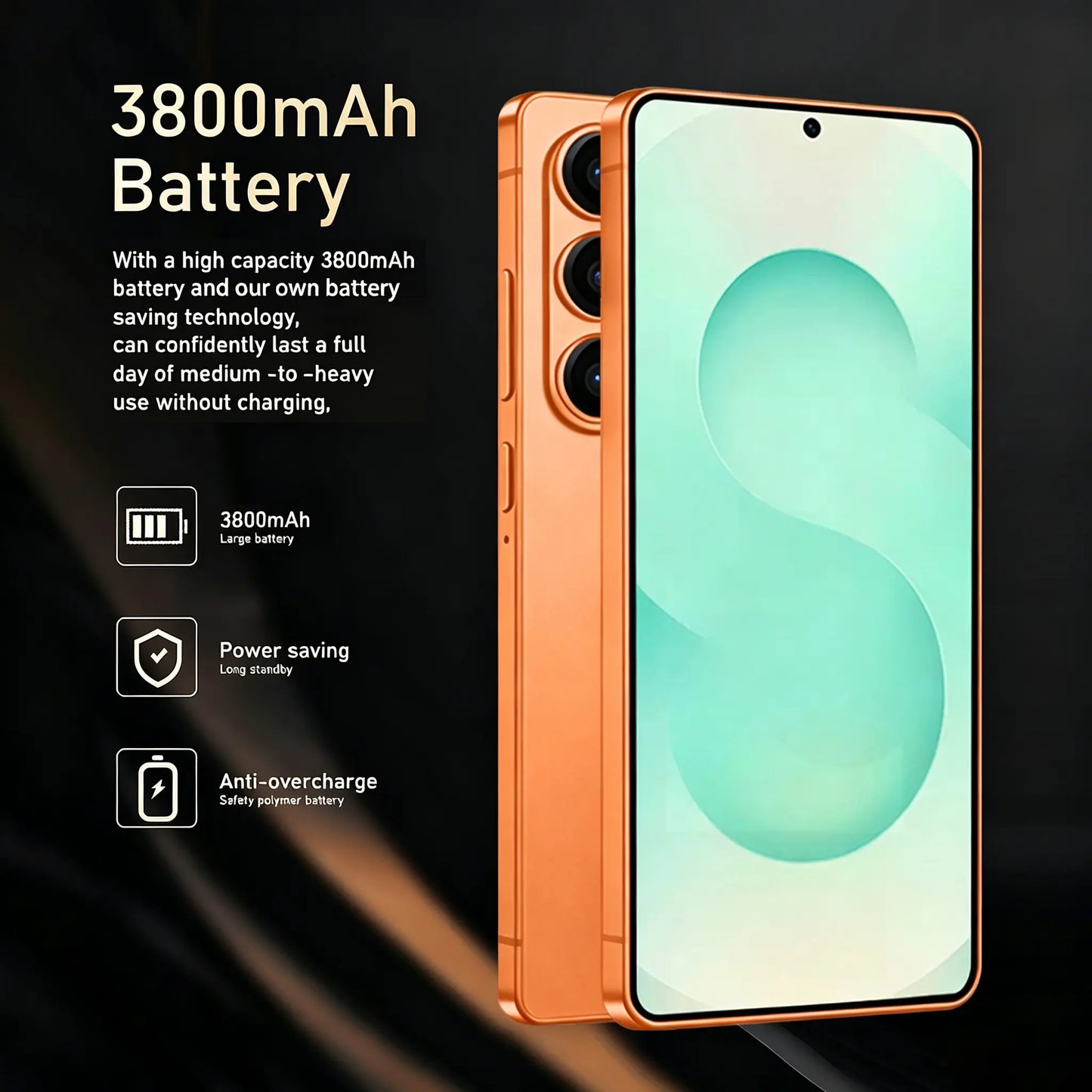 Smartphone, 6.56-Inch, 5MP + 13MP Cameras, 4GB RAM + 32GB Rom,Dual SIM Dual Standby, Supports128Gb SD Card.